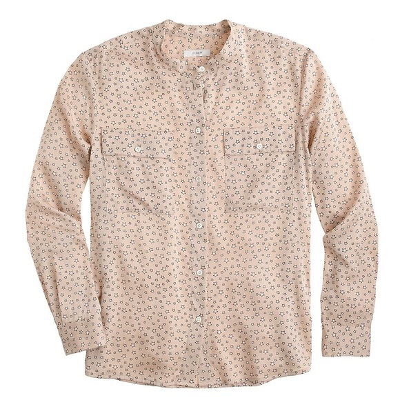 J. Crew Tops - J. Crew Silk Star Button Down Blouse Sz 2